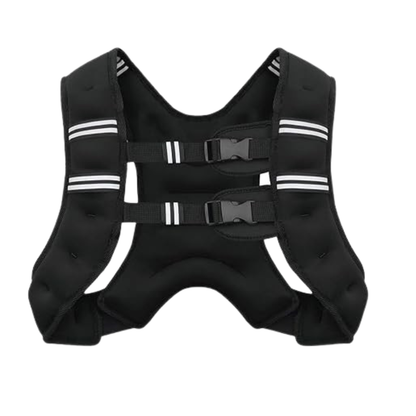Adjustable Weighted Training Vest with Reflective Straps