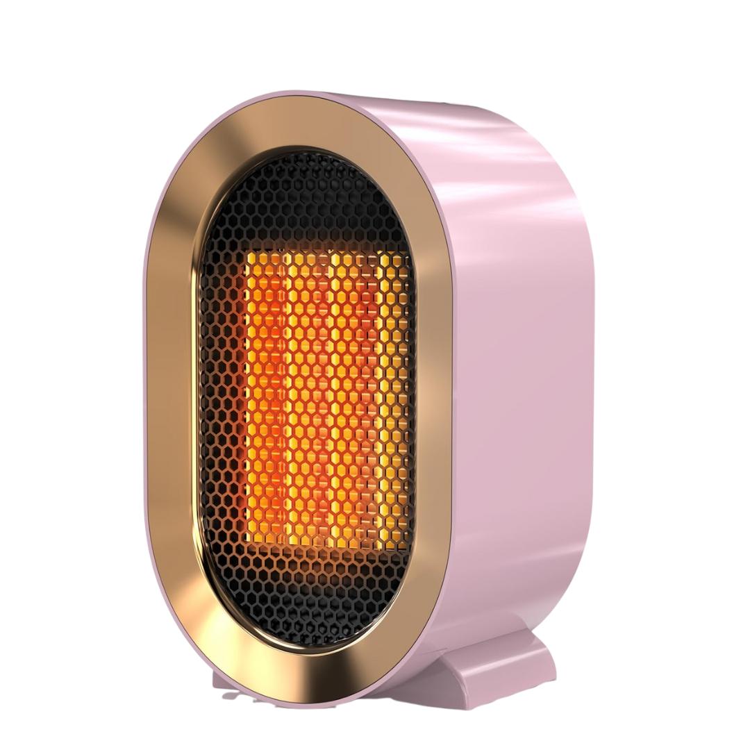 Compact PTC Ceramic Heater with 2 Modes, Overheat Safety, and Targeted Tilt