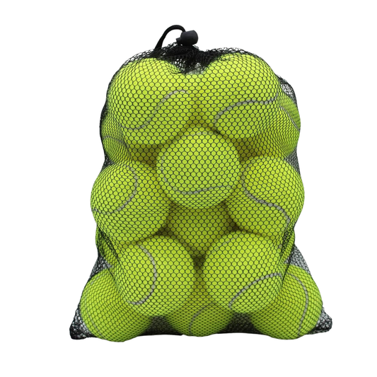 Training Tennis Balls 20-Pack with 2.58-Inch Diameter and Mesh Bag