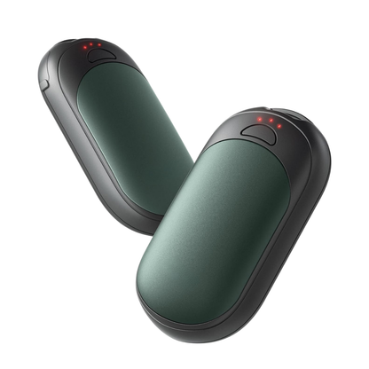 Rechargeable Aluminum Hand Warmer 2 Pack, USB-C, 3 Heat Mode