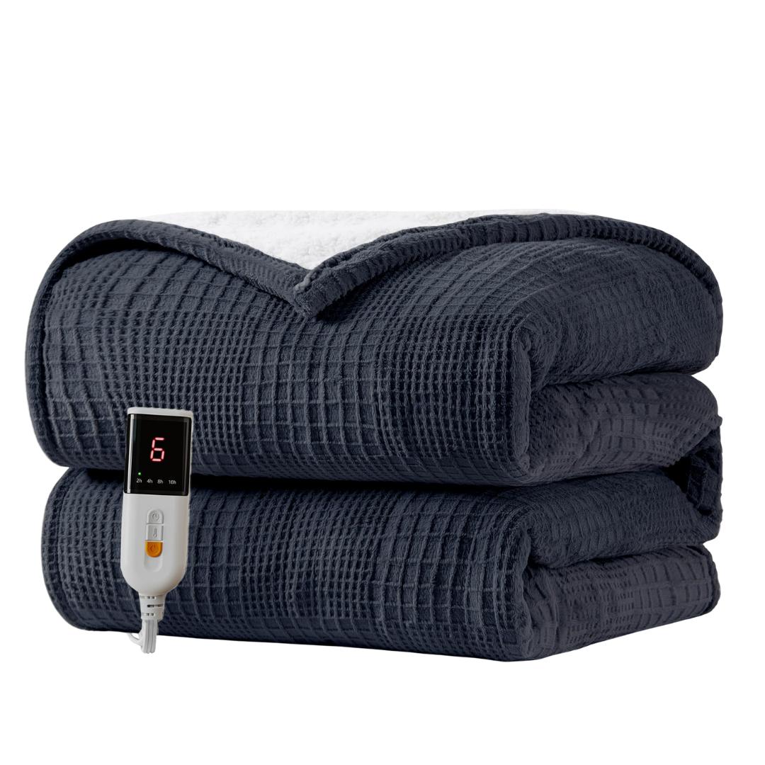Smart Electric Blanket with Precise Temperature Control & Detachable Washable Design