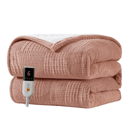 Smart Electric Blanket with Precise Temperature Control & Detachable Washable Design