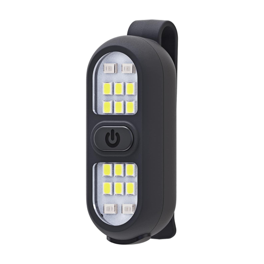 Clip On Rechargeable Running Lights for Night Walking and Hiking